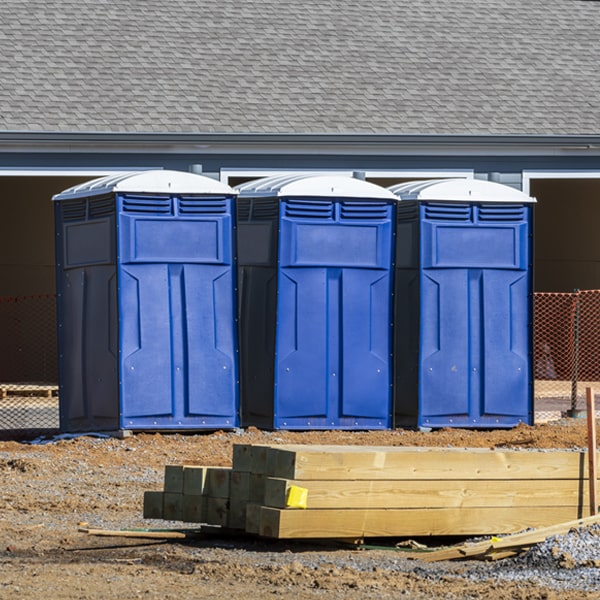 is there a specific order in which to place multiple portable restrooms in Takilma Oregon